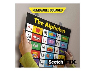 Montāžas kvadrātiņi 3M Scotch,12.7x12.7mm, noņemami