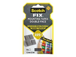 Монтажные квадратики 3M Scotch,12.7x12.7мм, отклеиваемые