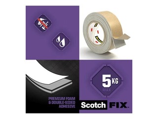 Mounting Tape 3M Scotch, Bath & Mirror, 19mm x 1.5m