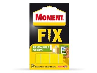 Moment Removable Strips, 20x40mm, 10 pcs.