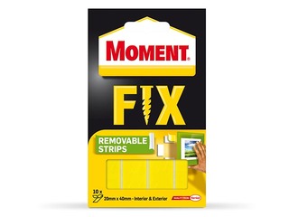 Монтажные планки Moment Fix, 20x40мм, съемные, 10 шт.