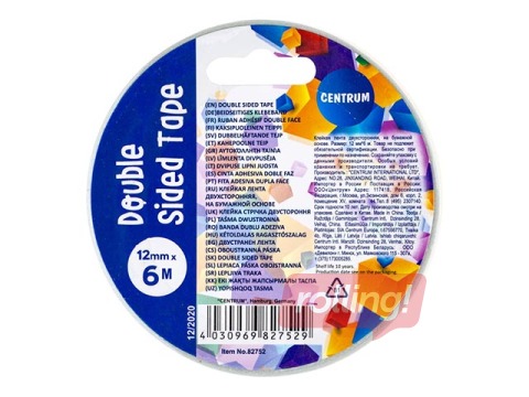 Kahepoolne kleeplint 12mm x 6m