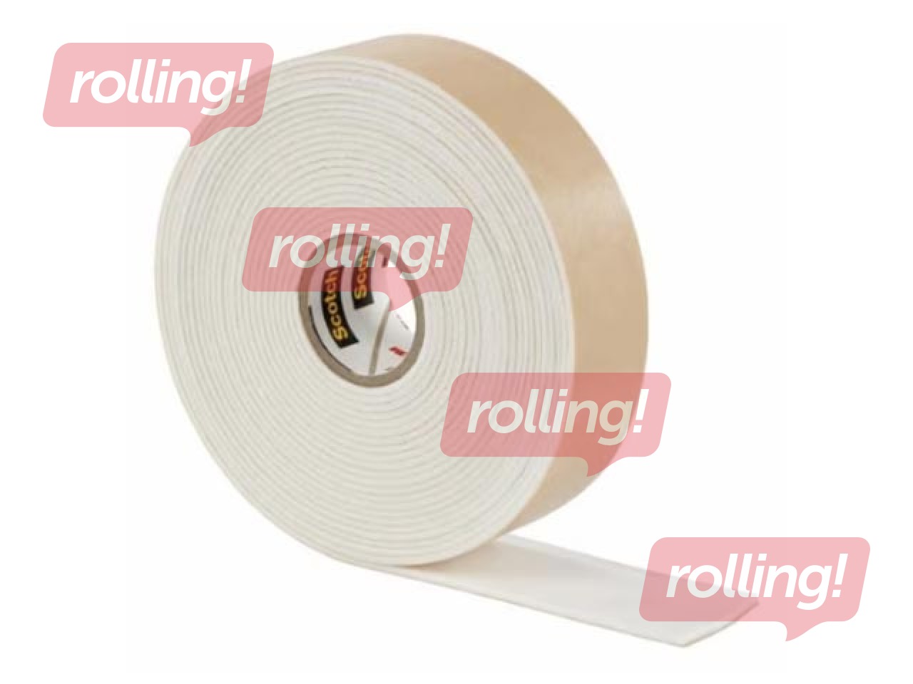 Adhesive tape, double sided 3M Scotch, Bath & Mirror, 19mm x 5m