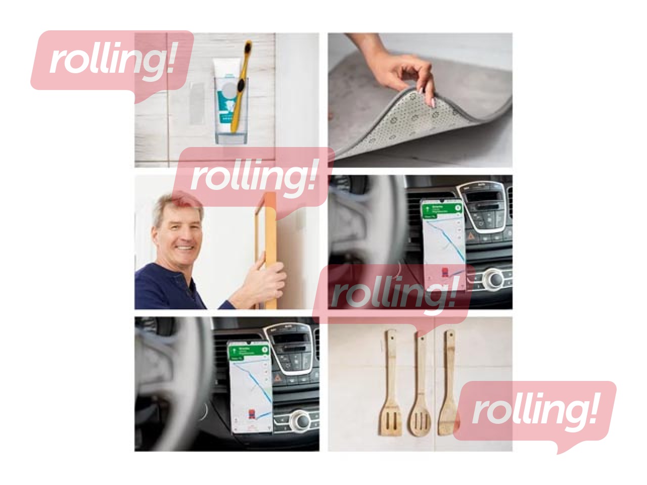 Līmlente Grand, abpusēja, caurspīdīga, 30mm x 5m