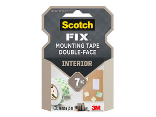 Double-sided tape, Scotch, mounting, transparent, 19mm x 1.5m