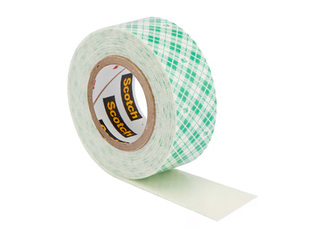 Kahepoolne teip, Scotch, paigaldamiseks, läbipaistev, 19mm x 1.5m
