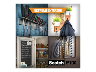 Līmlente abpusēja 3M Scotch Extreme, 19mm x 1.8m, montāžas, balta