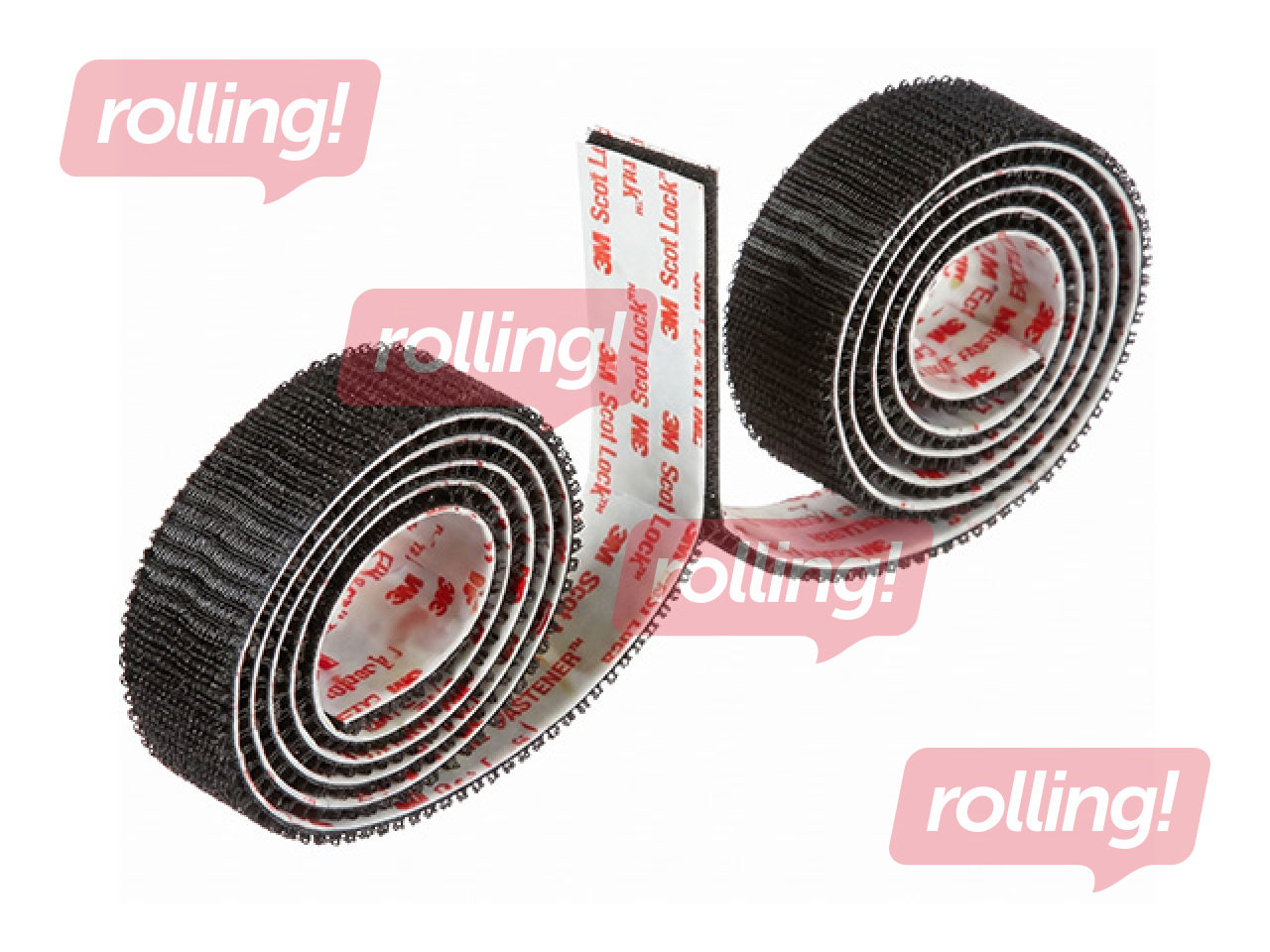 Stiprinājuma līmlente abpusēja 3M Scotch Extreme, 25mm x 1m, melna, 2 ruļļi