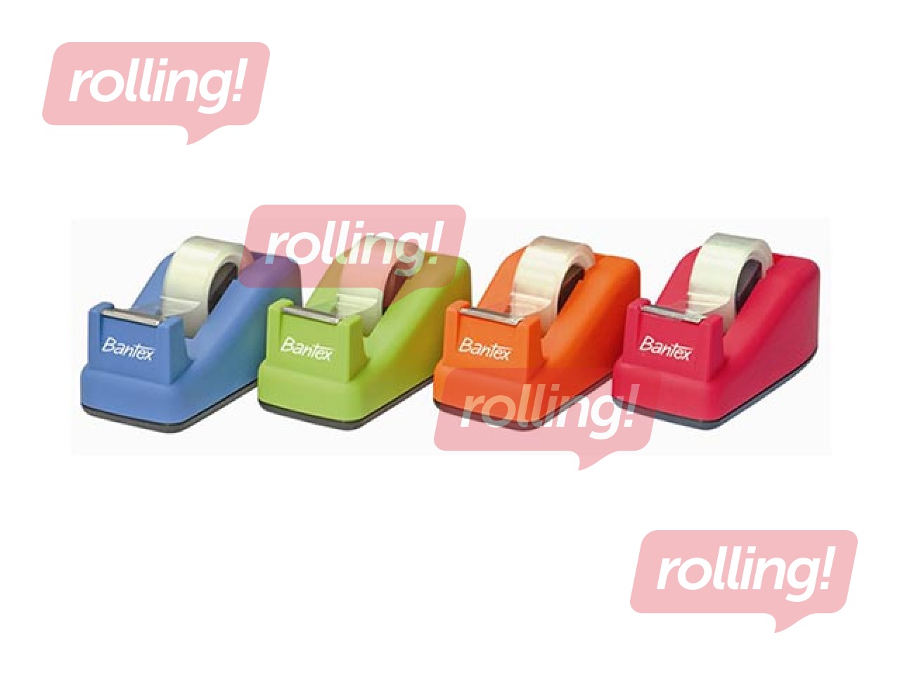 Līmlentes turētājs Bantex TD 100, oranžs