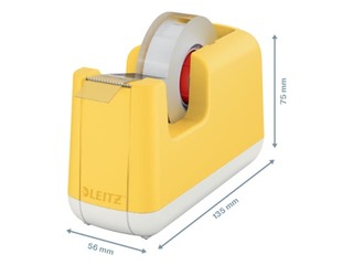 Adhesive tape holder Leitz Cozy with adhesive tape, yellow