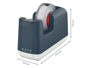 Держатель клейкой ленты Leitz Cosy с клейкой лентой, серый