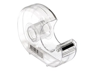 Adhesive tape holder, transparent, 19mm x 33m