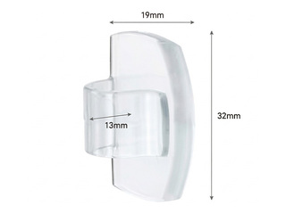 Command hooks for indoors, clear