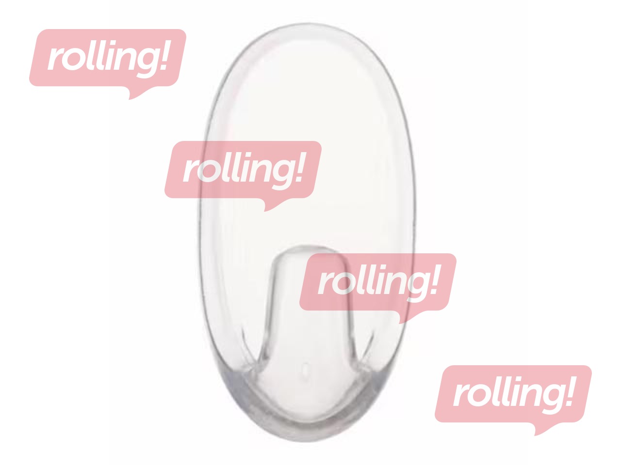 Pakaramais Command S 17092, pielīmējams, caurspīdīgs