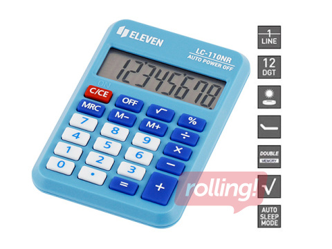 Calculator Eleven LC110NR-BL, blue