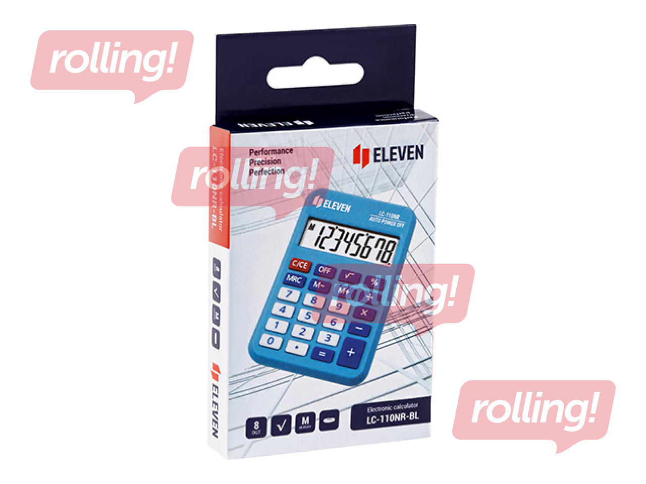 Calculator Eleven LC110NR-BL, blue