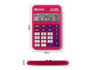 Calculator Eleven LC110NR-PK, pink