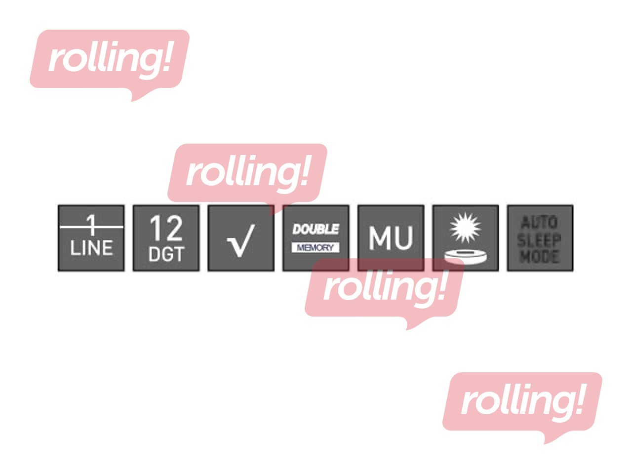 Kalkulaator Eleven SDC-444XRNVE, sinine