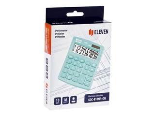 Kalkulators Eleven SDC-810NRGNE, zaļš