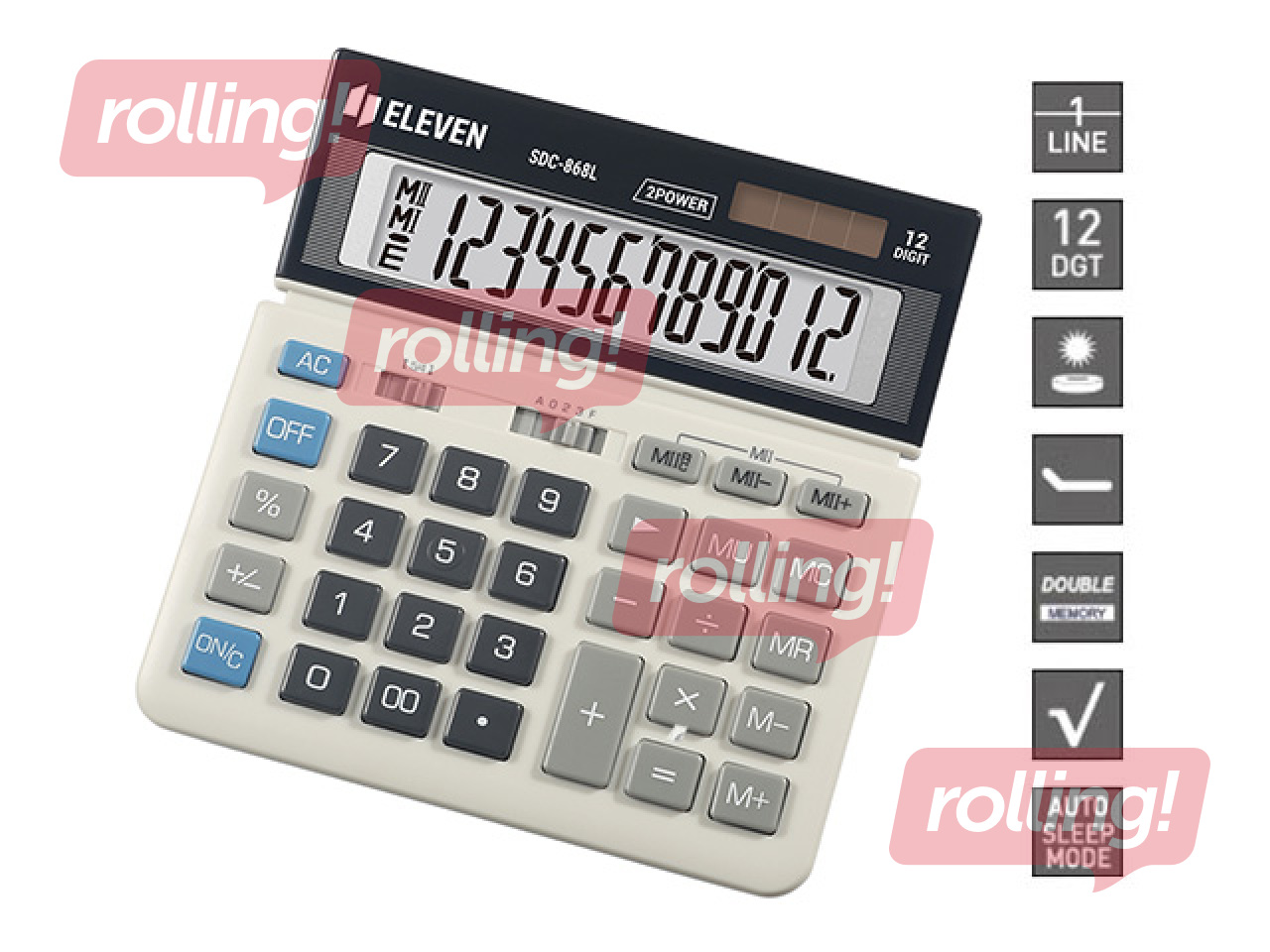 Kalkulators Eleven SDC-868L