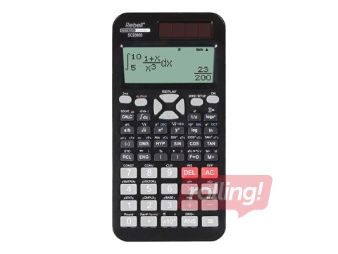 Calculator Rebell SC2080S, black