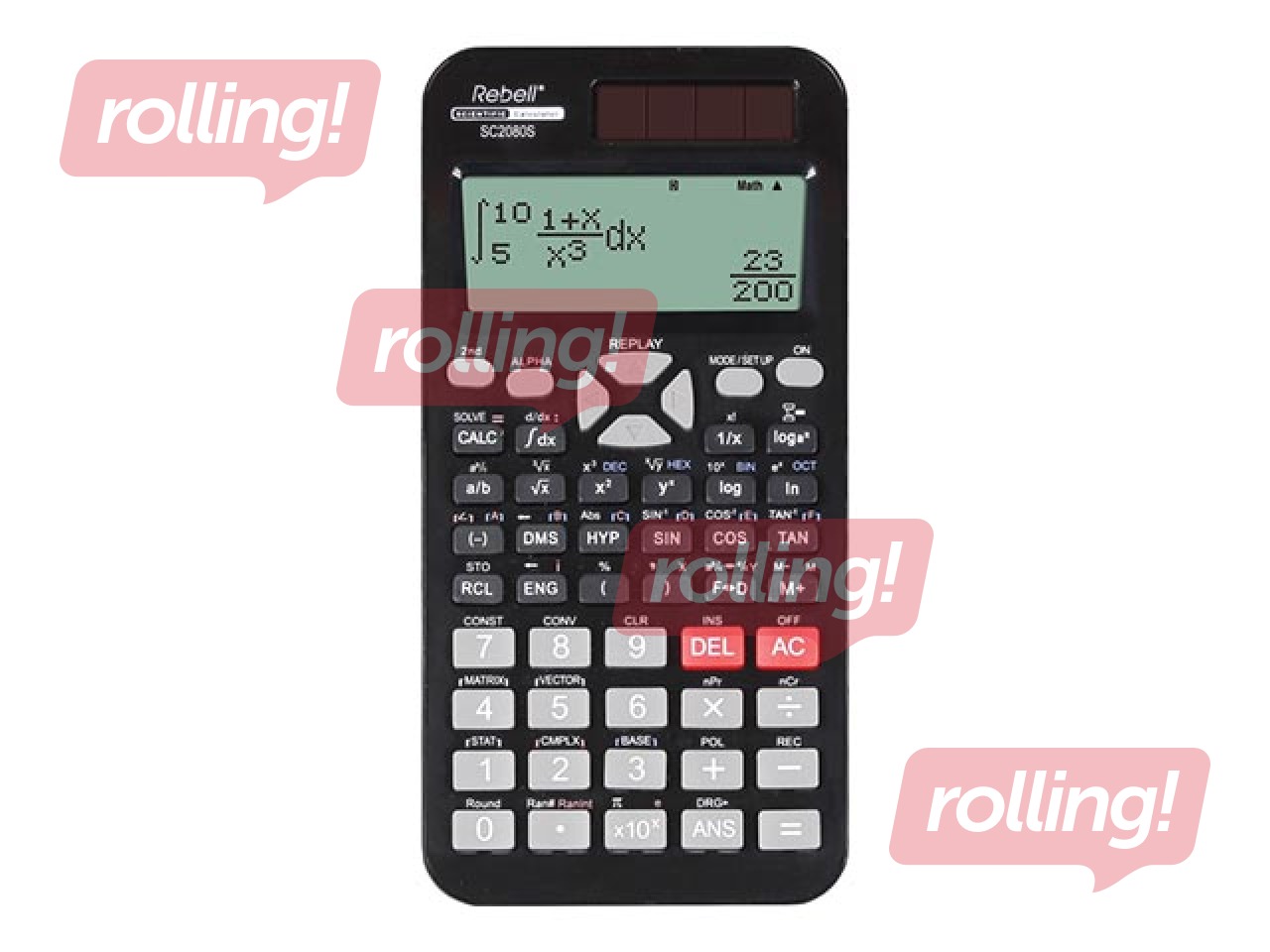 Calculator Rebell SC2080S, black