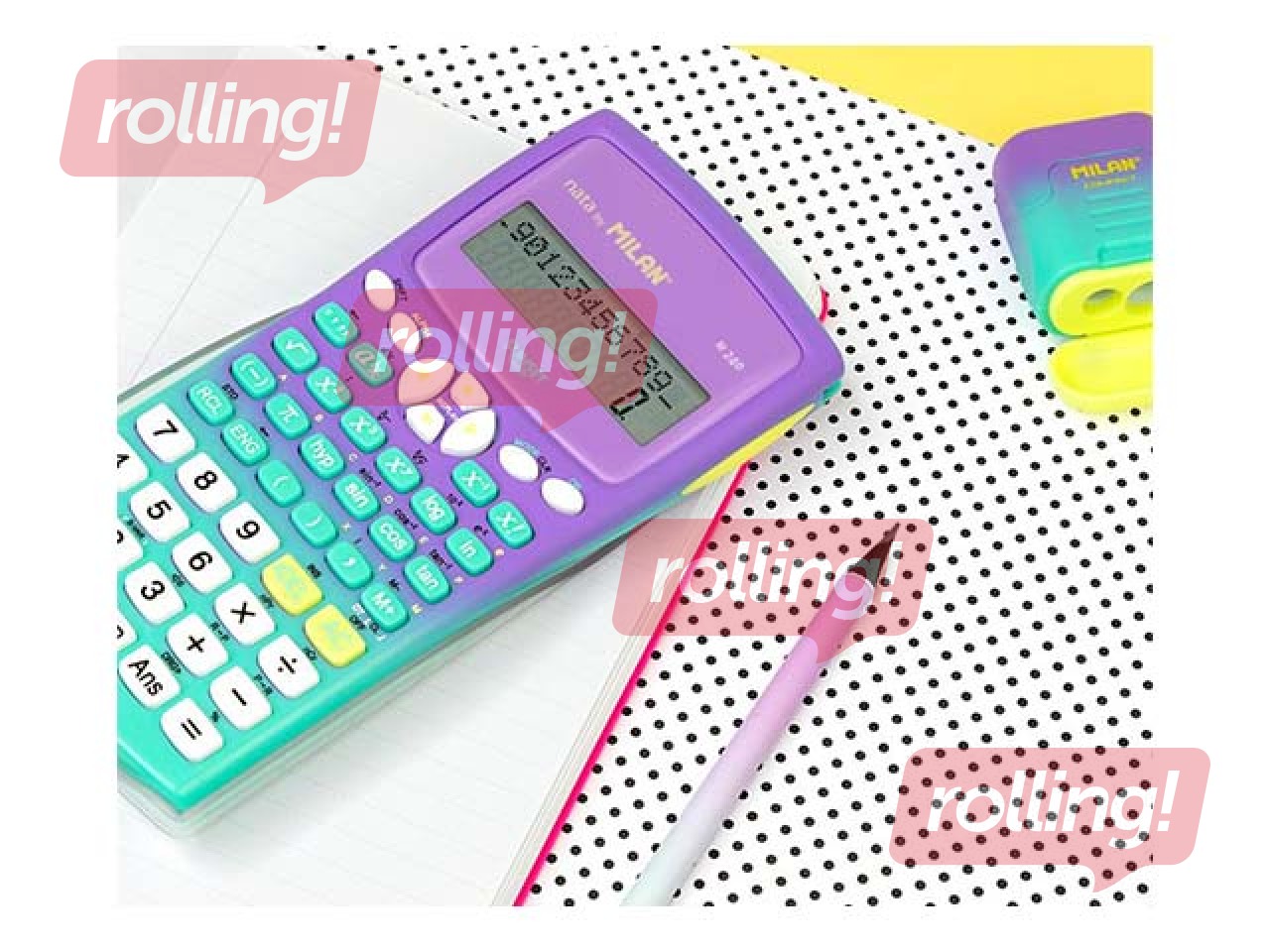 Kalkulators Milan M240 Sunset, 240 funkcijas