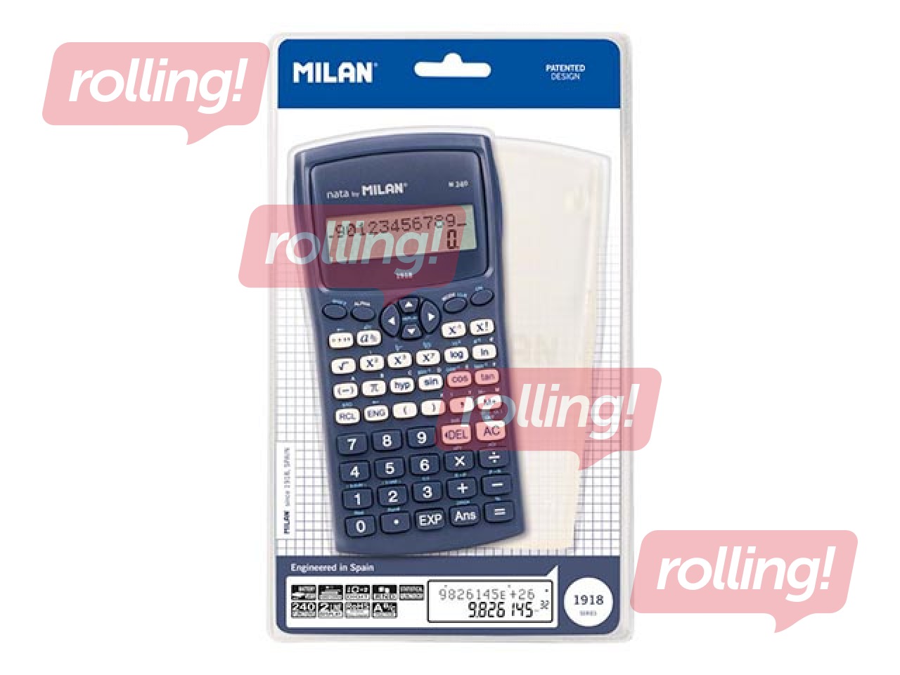 Научный калькулятор Milan M240 1918, 240 функций