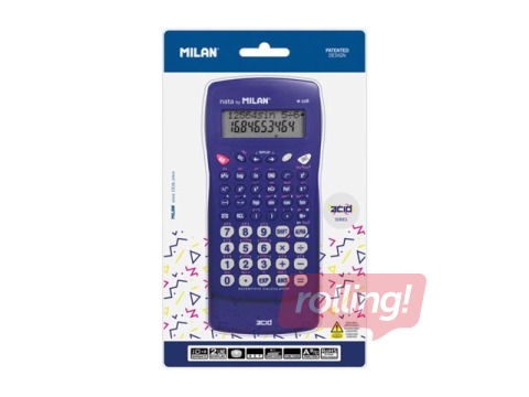 Калькулятор Milan, M228 Acid, 228 функций, синий