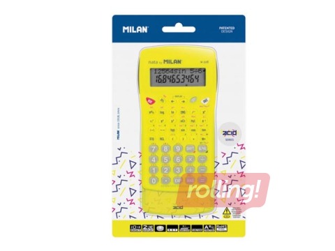 Kalkulaator Milan, M228 Acid, 228 funktsiooni, kollane