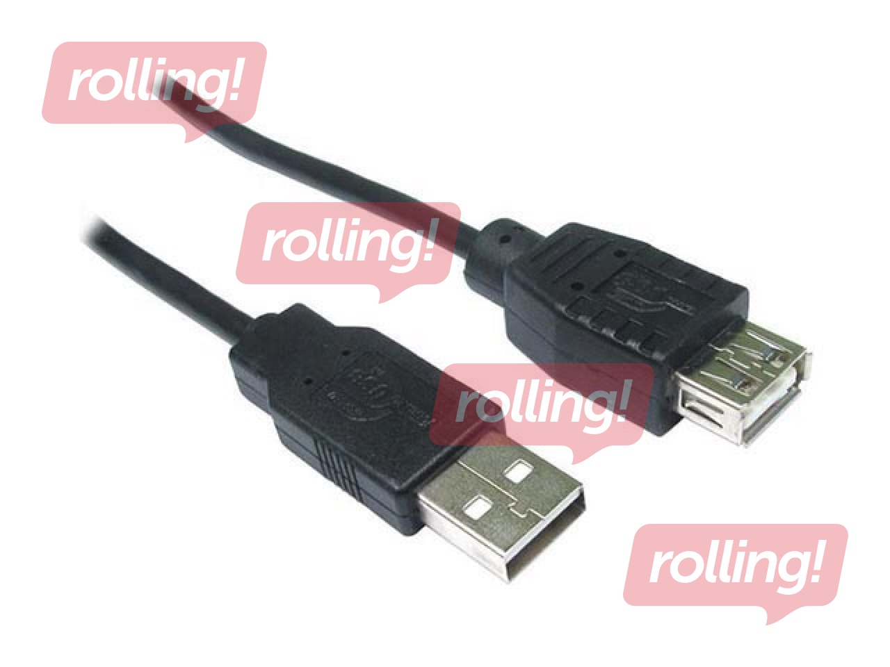 USB 2.0 удлинитель A-A тип M/F, 1.8м  