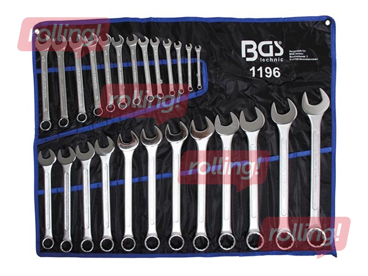 Uzgriežņu atslēgu komplekts 6-32mm, 25gab 