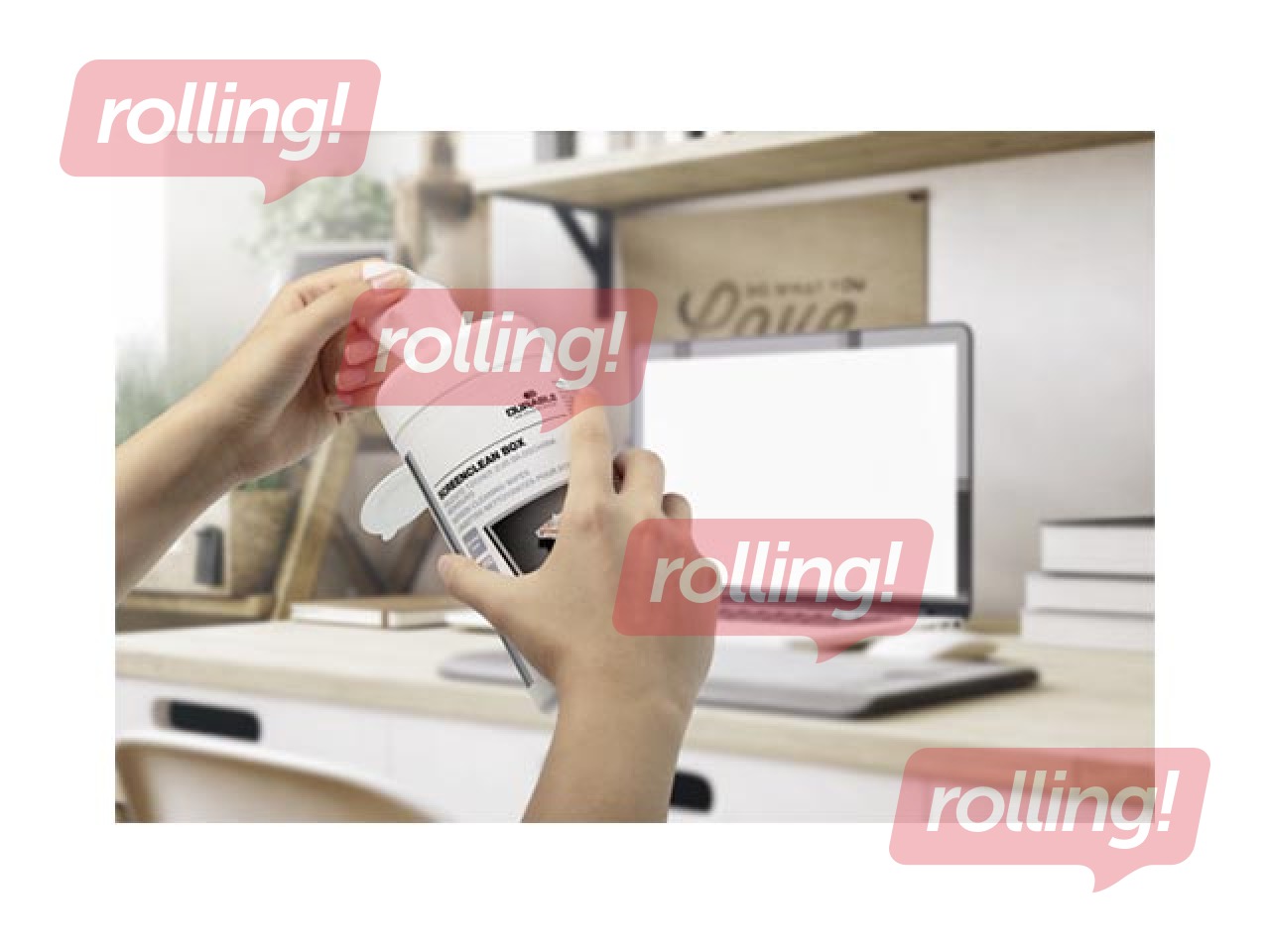 Monitoru tīrīšanas salvetes Durable, 100 gab.