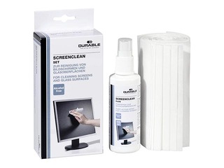 Чистящий набор для чистки мониторов Durable Screenclean, 125ml