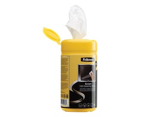 Monitor cleaning wipes Fellowes, 100 pcs.