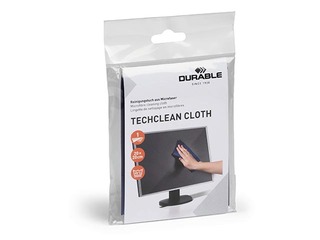 Салфетка тканевая Durable Techclean, из микрофибры, 200х200мм