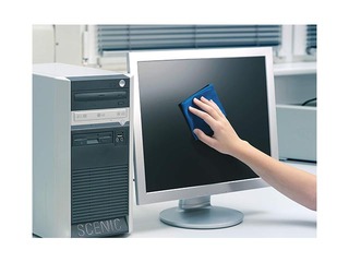 Салфетка тканевая Durable Techclean, из микрофибры, 200х200мм