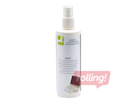Monitor and Keyboard Cleaning Fluid Q-Connect, 250ml