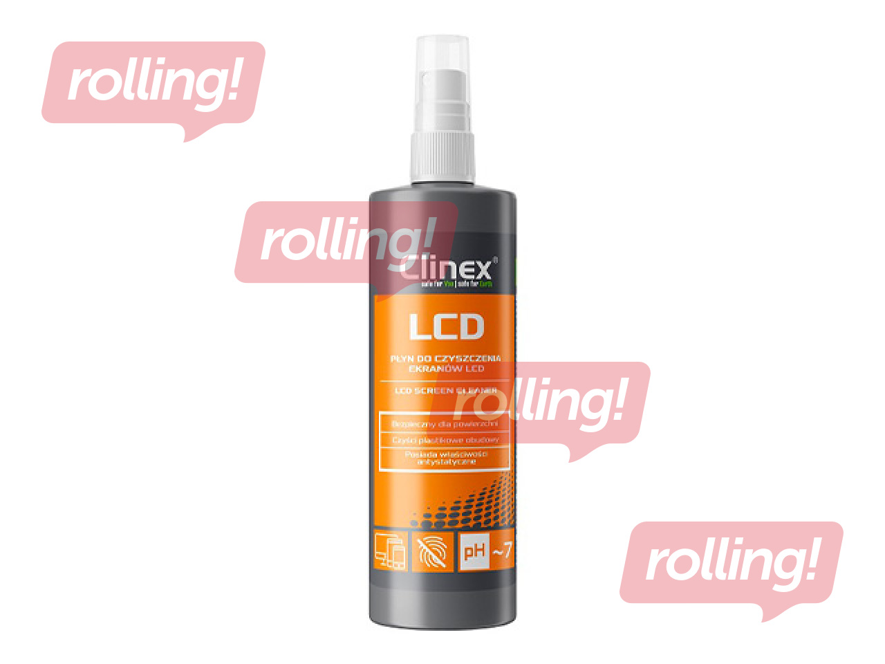 Monitoru tīrīšanas šķidrums Clinex, LCD, 200ml