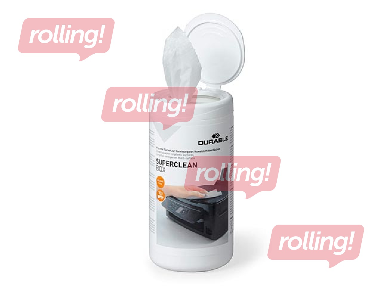 Kontoriseadmete puhastuslapid Durable, 100 tk.