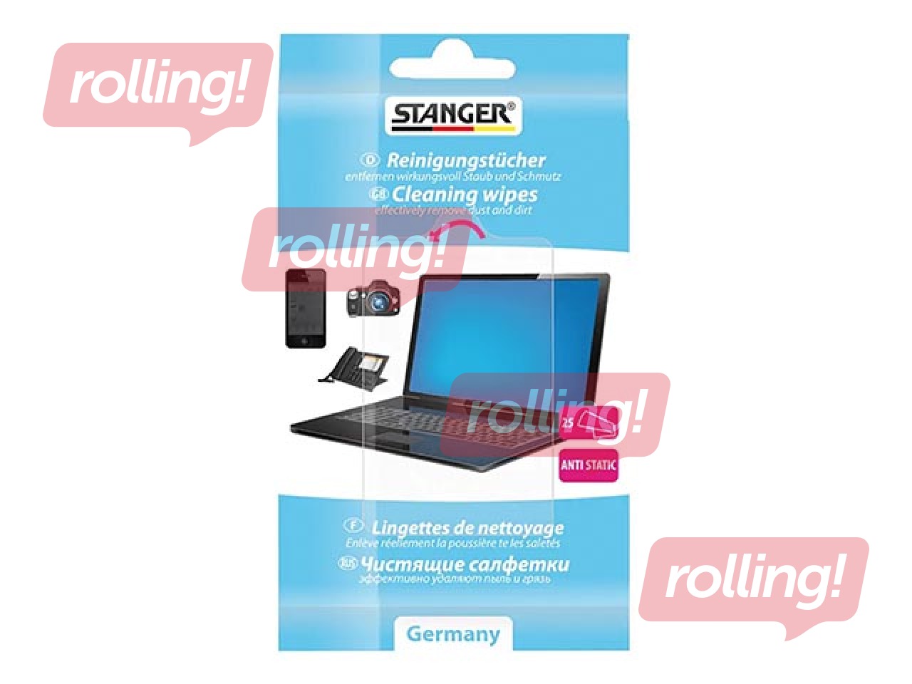 Универсальные чистящие салфетки Stanger, 25 шт.