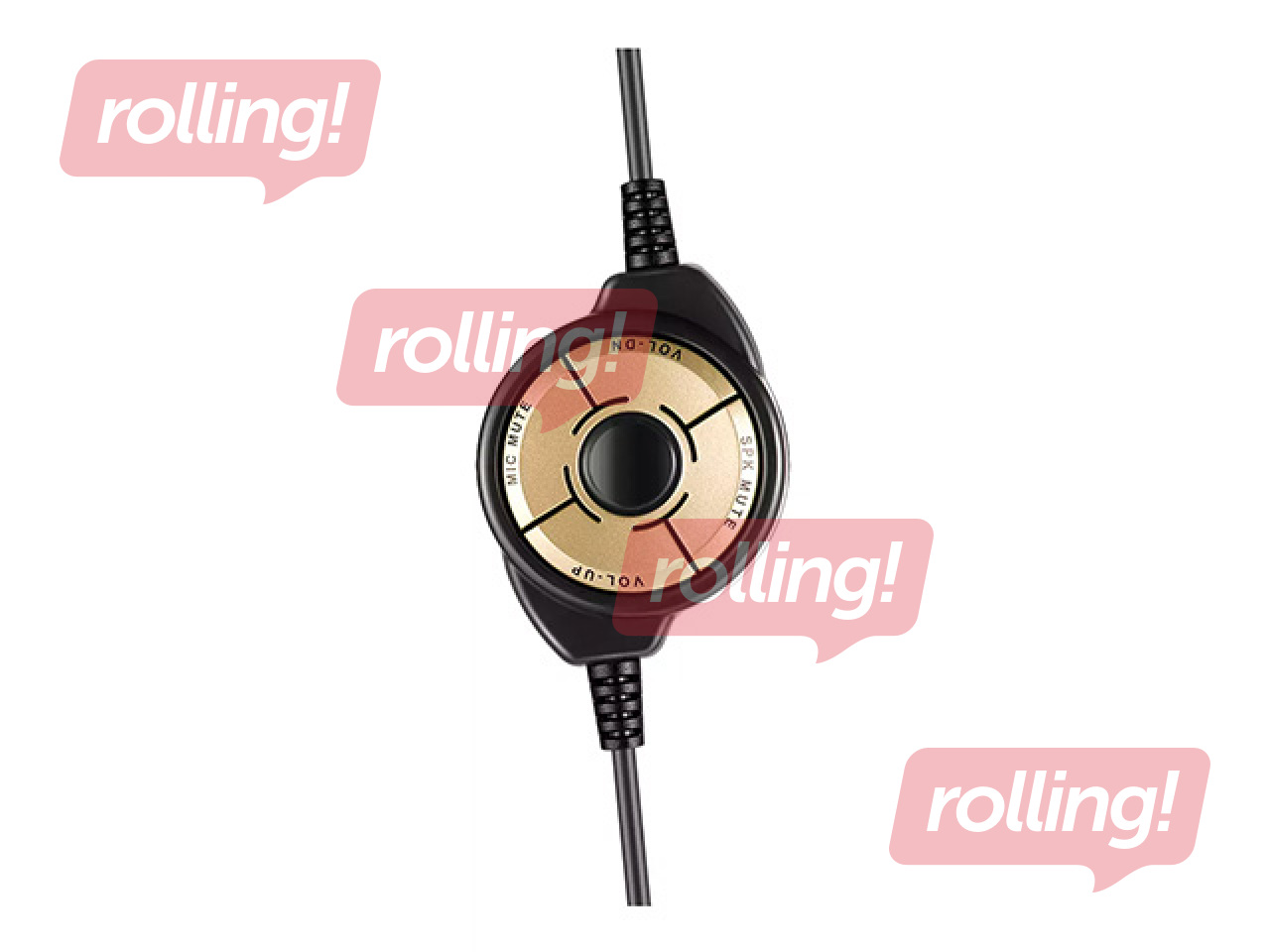 Austiņas ar mikrofonu Sandberg USB Office Headset Mono, melnas