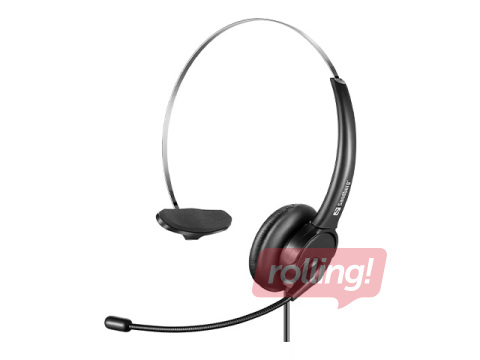 Наушники с микрофоном Sandberg USB Office Headset Mono, чёрные