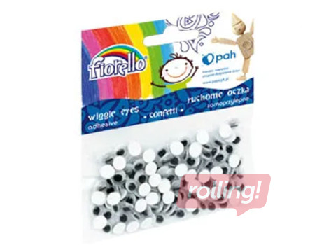 Kustīgās actiņas, Fiorello, 7 mm, 150 gab, pašlīmejošas