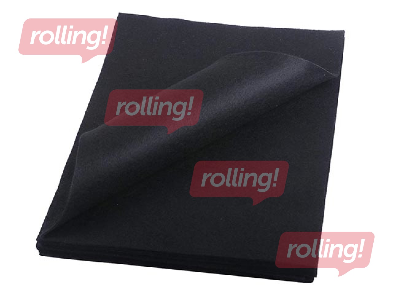 Войлок, 20x30см, 150г/м², черный, 10 листов