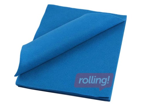 Filcs, 20x30cm, 150g/m², zils, 10 loksnes