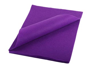 Felt, 20x30cm, 150g/m², purple, 10 sheets