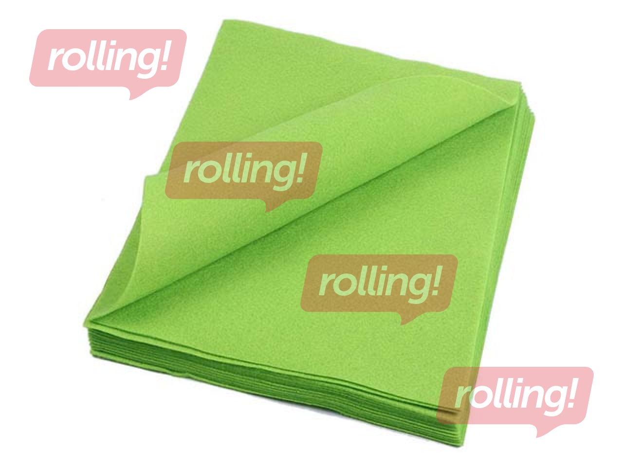 Felt, 20x30cm, 150g/m², lettuce green, 10 sheets