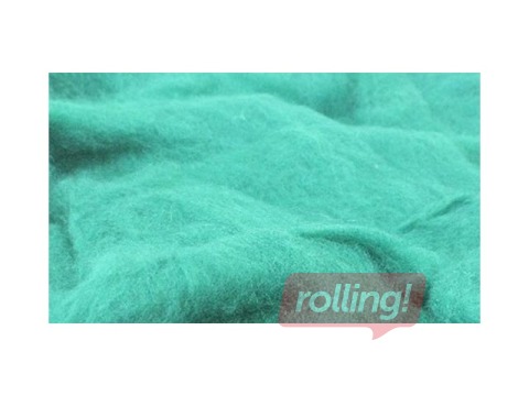 Шерсть 100% для валяния (кардочес), 50 г (+/ - 3 г), светло-бирюзовая