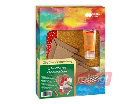 Creative Gift Set  ''Christmas Decoration'', Happy Color